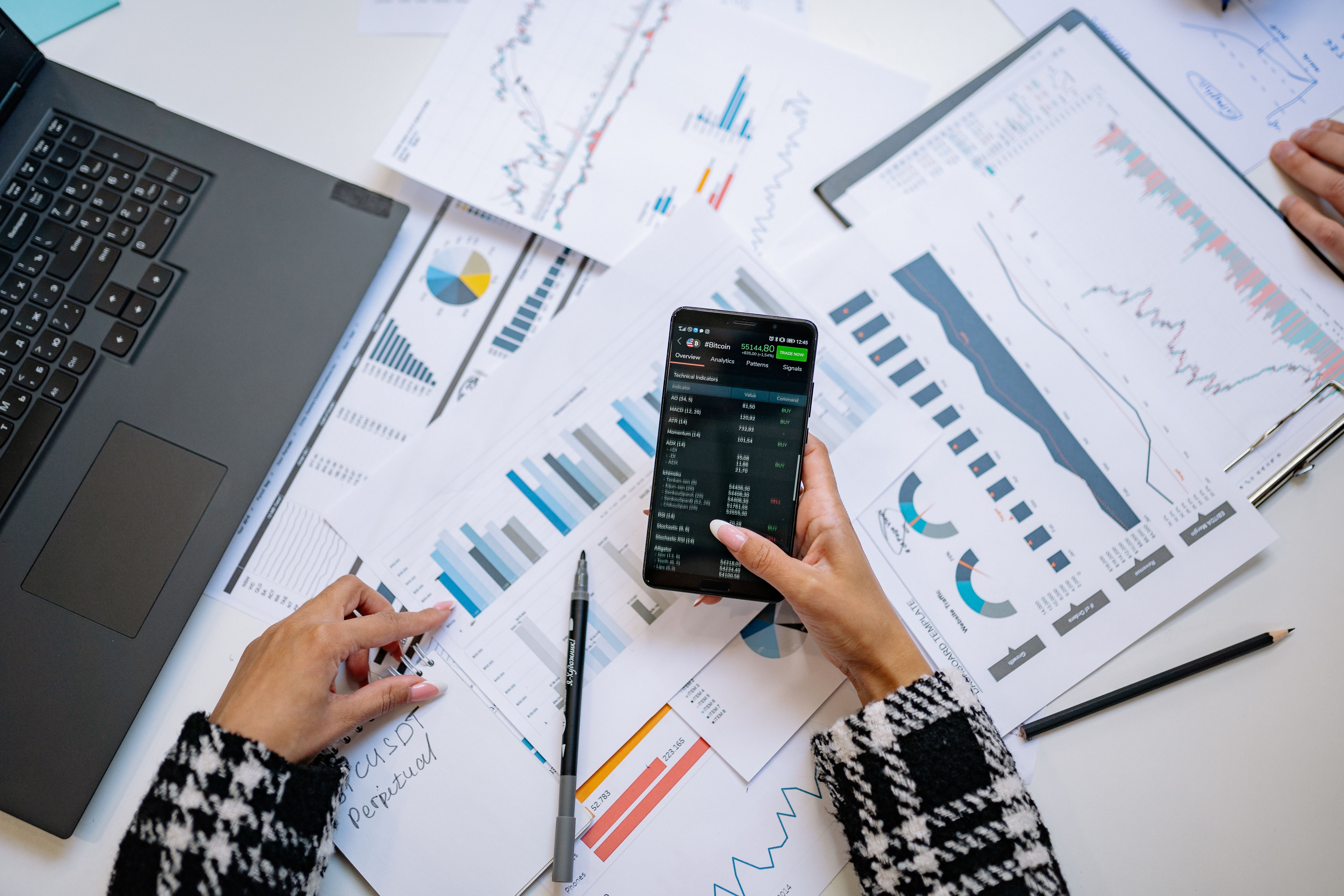 Financial analytics dashboard